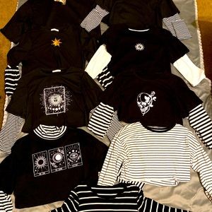 ROWE Crop Top Long sleeve Shirts